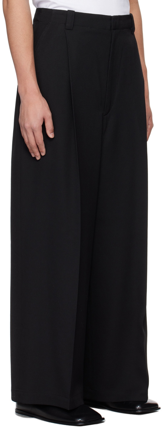 JACQUEMUS Black Les Sculptures 'Le pantalon Salti' Trousers Jacquemus