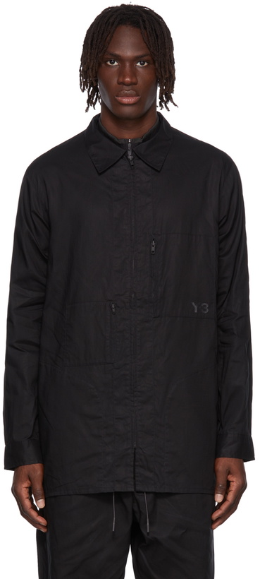 Photo: Y-3 Black Ripstop Utility Shirt