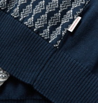 Orlebar Brown - Rushton Slim-Fit Intarsia Cotton Polo Shirt - Blue