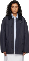 Dunst Navy Cotton Chore Jacket
