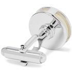 Lanvin - Rhodium-Plated Mother-of-Pearl Cufflinks - Silver