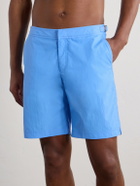 Orlebar Brown - Dane II Straight-Leg Mid-Length Swim Shorts - Blue