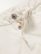 Brunello Cucinelli - Straight-Leg Cotton-Corduroy Trousers - Neutrals