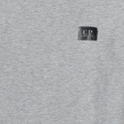 C.P. Company Undersixteen Women's Small Logo Tee in Grey Melange