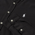 Polo Ralph Lauren Men's Pique Button Down Oxford Shirt in Polo Black