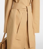 Khaite Lagden cotton gabardine coat