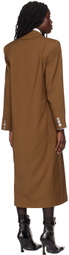 Luar Brown Belt Coat