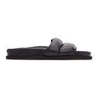 Kenzo Black Leather Komfy Mules