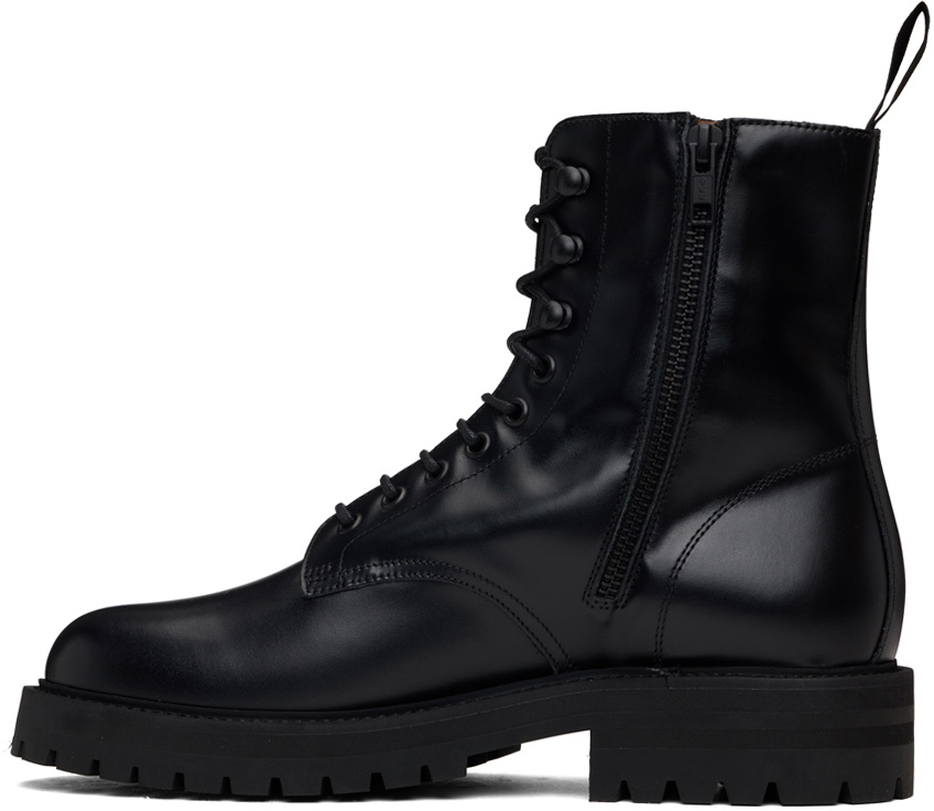 Common Projects Black Combat Boots