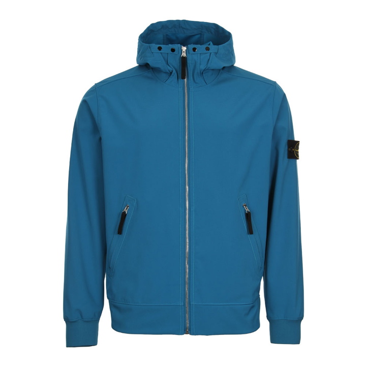 Photo: Jacket Hooded Soft Shell-R - Teal