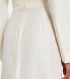 Gucci Silk faille maxi skirt