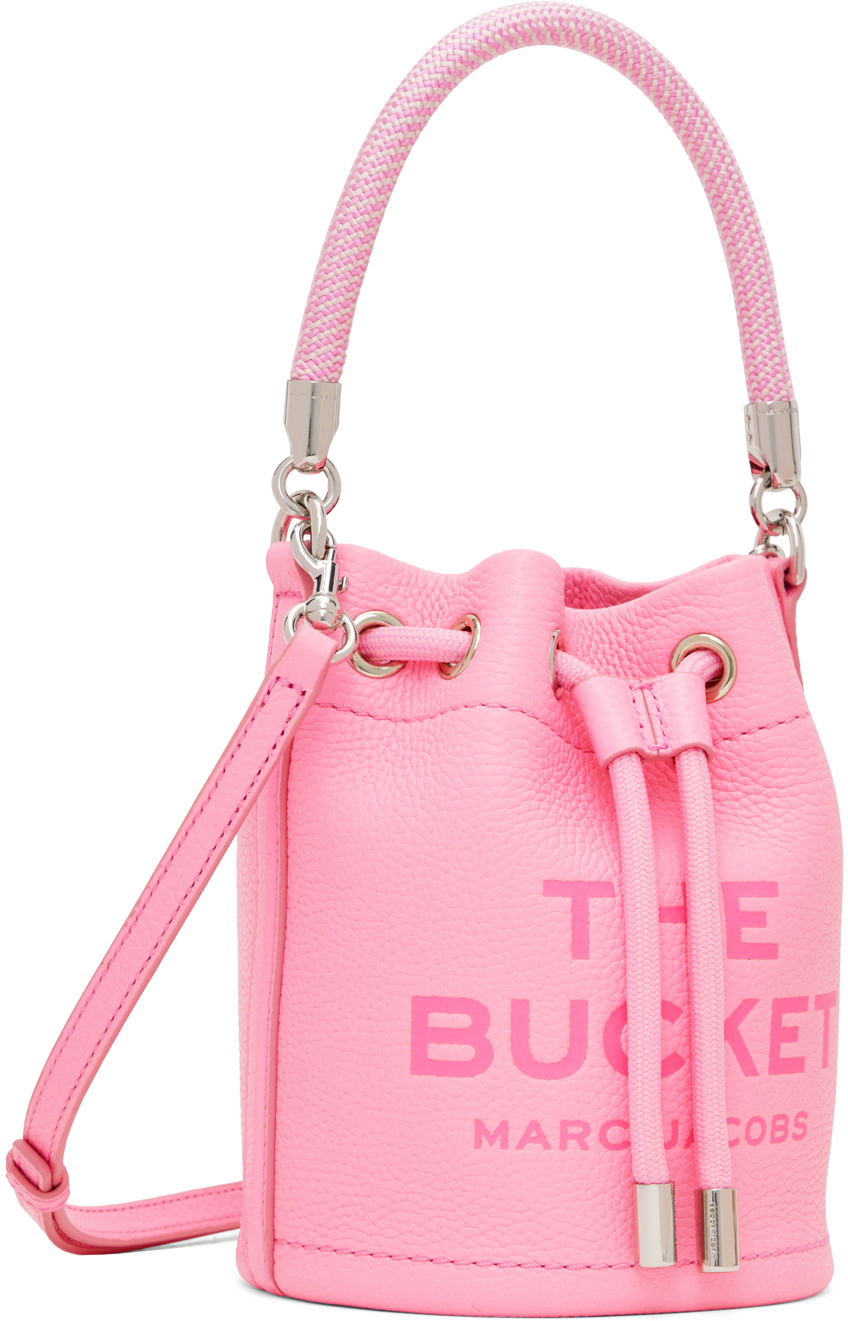 Marc Jacobs Pink 'The Leather Mini Bucket' Bag Marc Jacobs