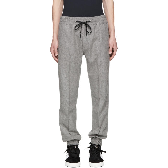 Photo: Marc Jacobs Grey Wool Drawstring Trousers 