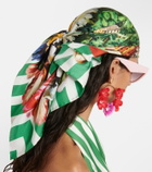 Dolce&Gabbana Portofino printed silk twill scarf