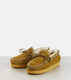 Isabel Marant Forley shearling-lined suede moccasins