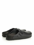 Birkenstock boston Black Leather Clog