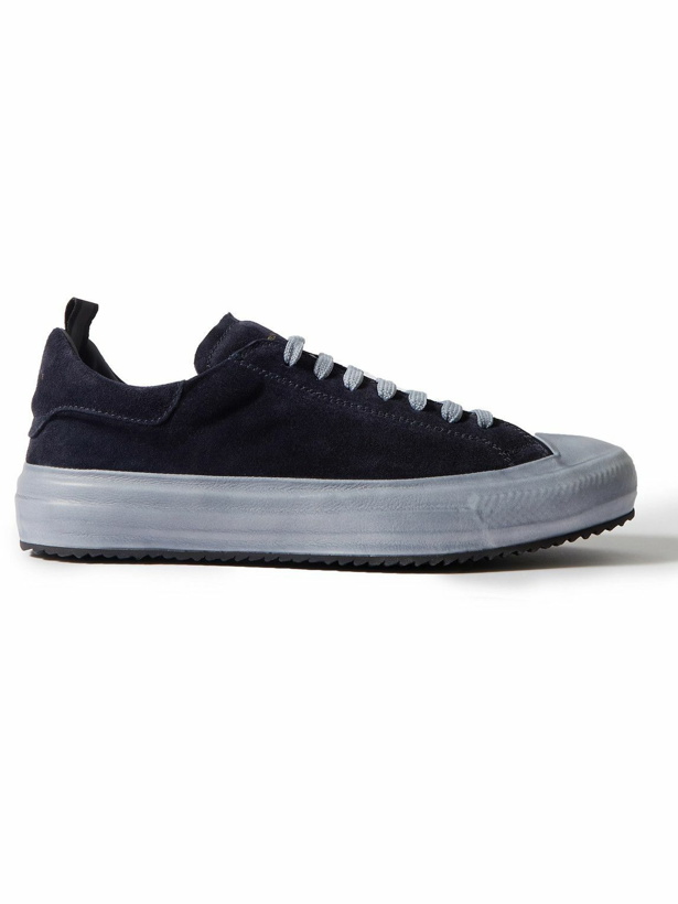 Photo: Officine Creative - Mes Suede Sneakers - Blue