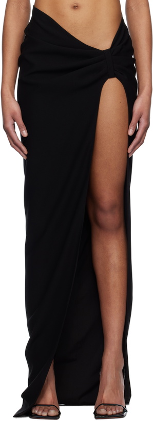 Photo: Mônot Black Torpedo Maxi Skirt