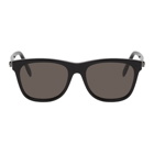 Alexander McQueen Black Skull Square Sunglasses