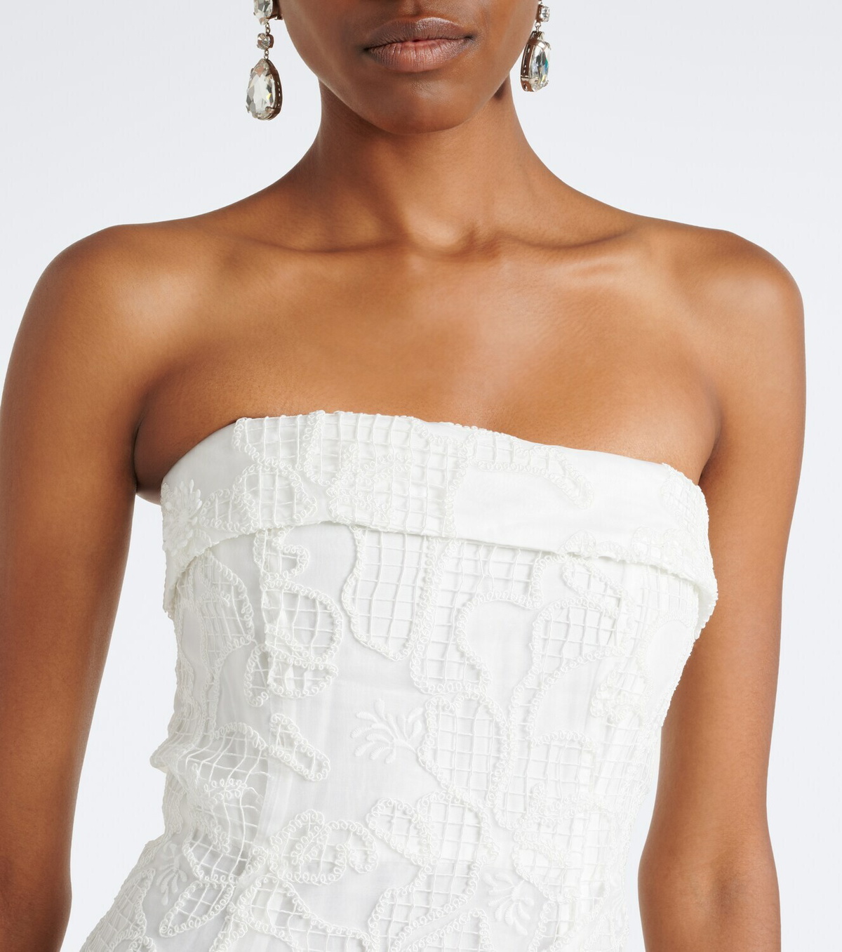Simkhai Rennis organza bustier gown