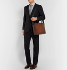 Berluti - Profile Mini Scritto Leather Briefcase - Men - Tan