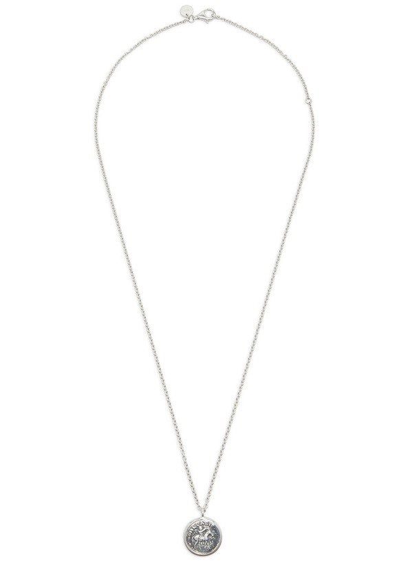 Photo: Tom Wood Coin Sterling Silver Necklace - One Size