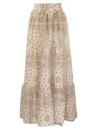 MC2 Saint Barth Cheyenne - Long Skirt In Cotton And Silk.
