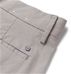 NN07 - Navy Theo Slim-Fit Brushed Cotton-Blend Twill Chinos - Gray