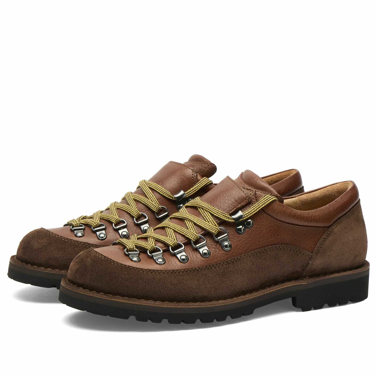 Fracap Men's MA187 Commando Sole Low Hiking Shoe Presented by END. in Brown