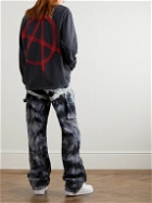 Gallery Dept. - Anarchy Printed Cotton-Jersey T-Shirt - Gray