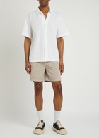 Belstaff Rally Cotton Shorts Light Brown