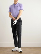 G/FORE - Logo-Appliquéd Stretch-Piqué Polo Shirt - Purple