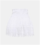 Poupette St Barth Galia cotton miniskirt
