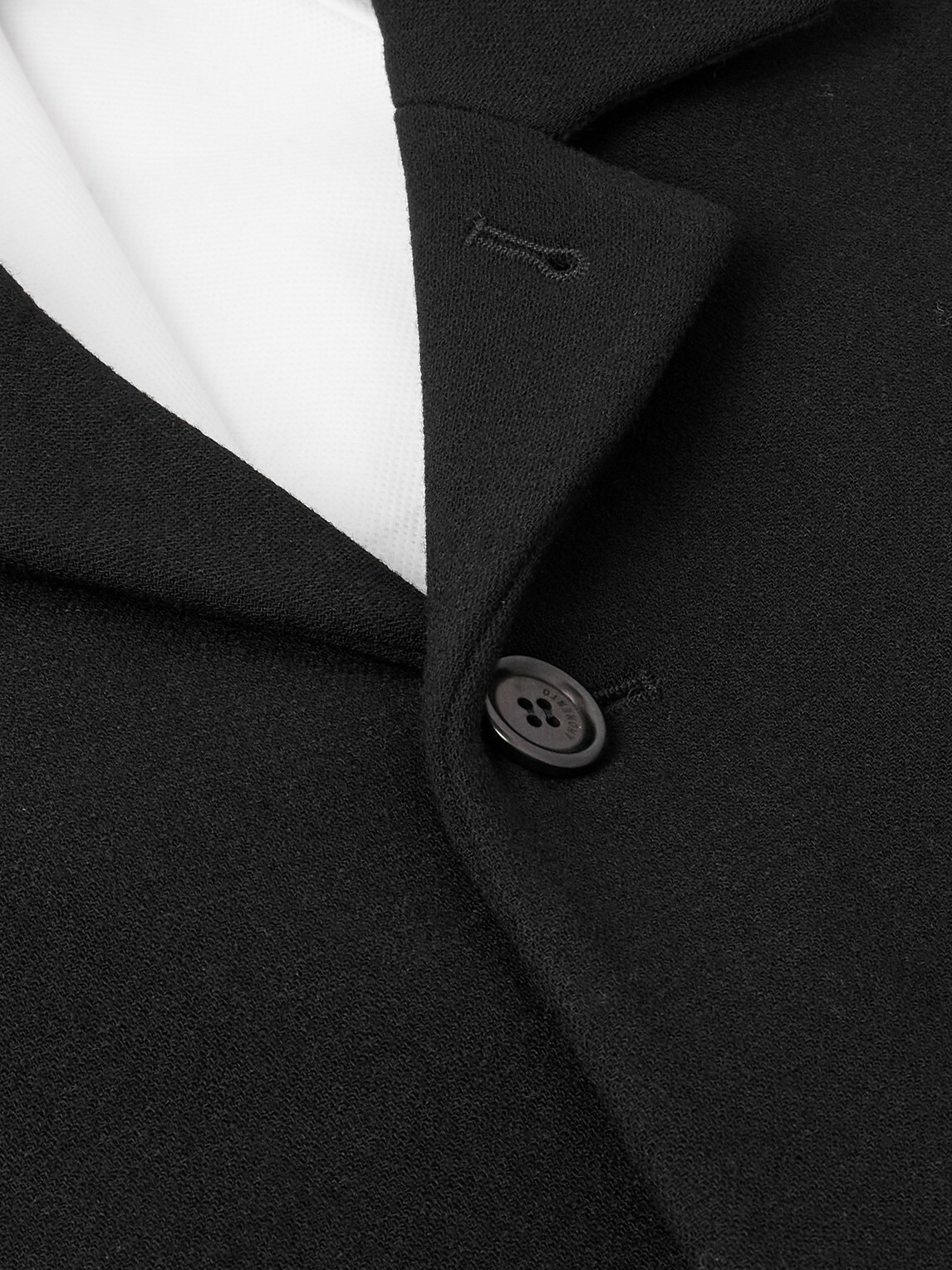 Amomento - Cropped Wool-Blend Jacket - Black