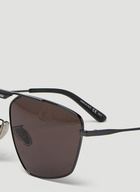 Aviator Frame Sunglasses in Black