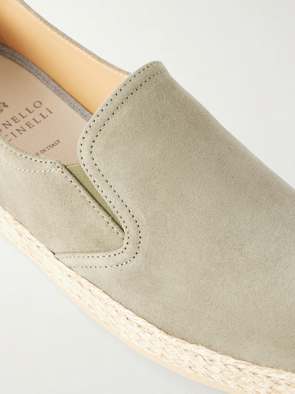 Brunello Cucinelli - Suede Espadrilles - Green