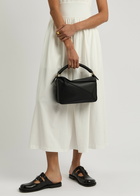 Loewe Puzzle Edge Small Leather top Handle bag - Black - One Size