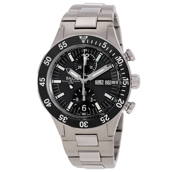 Photo: Ball Roadmaster Rescue Chronograph Automatic Black Dial Mens Watch DC3030C-SJ-BK