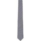 Giorgio Armani Blue Jacquard Stripe Tie