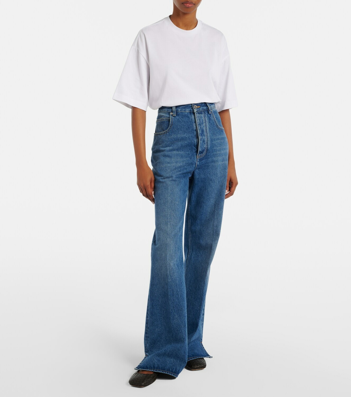 Bottega Veneta High-rise flared jeans