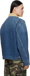 Carhartt Work In Progress Blue OG Detroit Denim Jacket