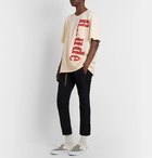 Rhude - Printed Cotton-Jersey T-Shirt - White