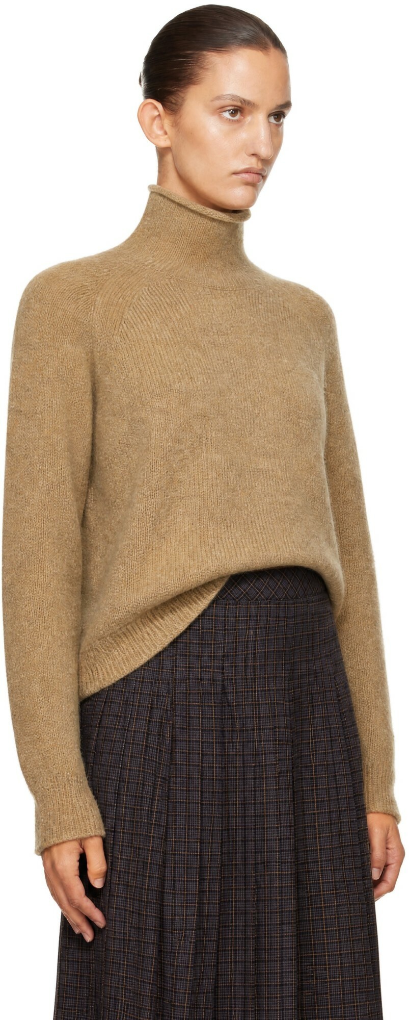 YMC Tan Beat Turtleneck