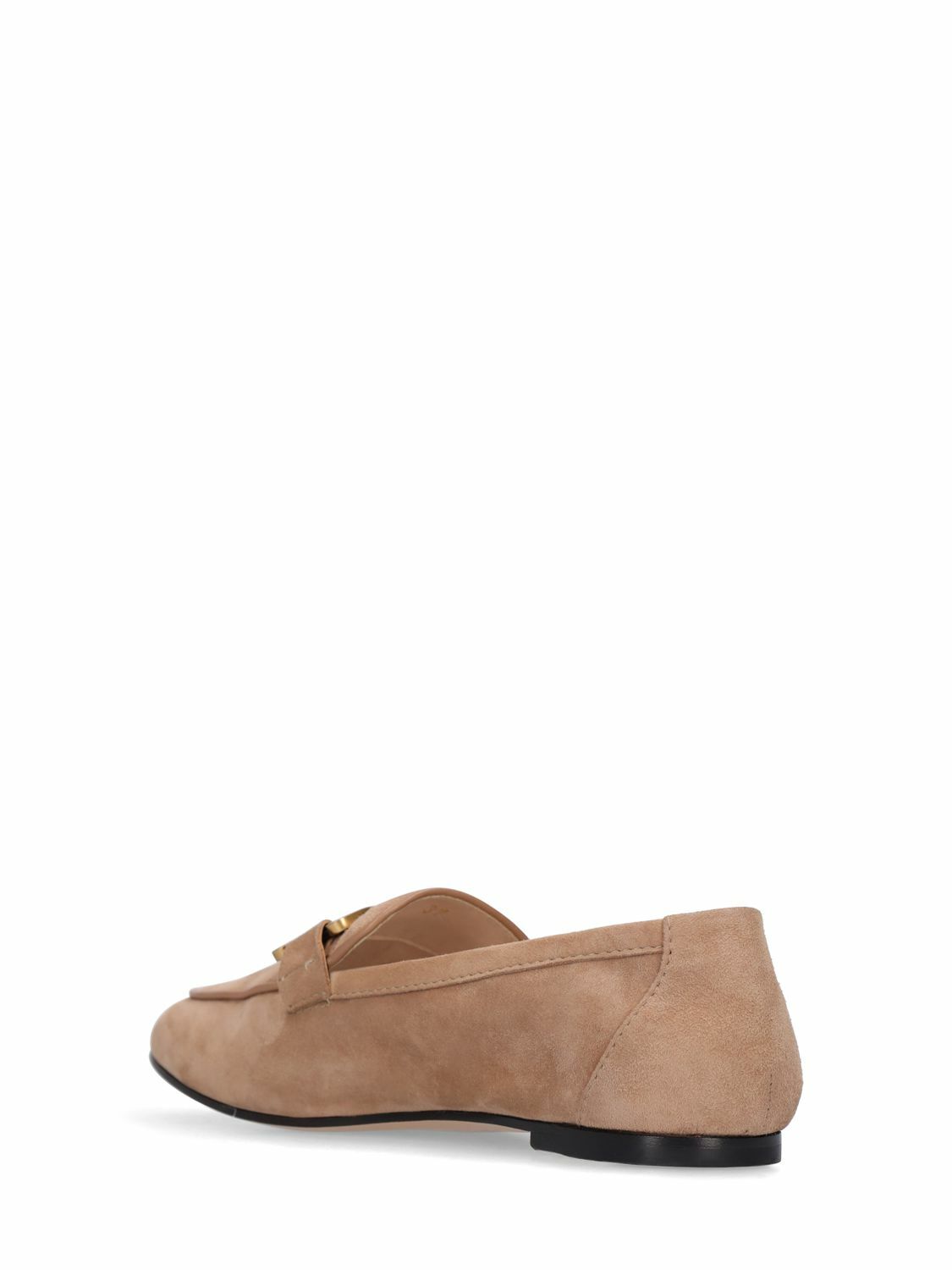 10mm Suede & Shearling Loafers