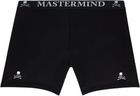 MASTERMIND WORLD Two-Pack Black Silk Boxers