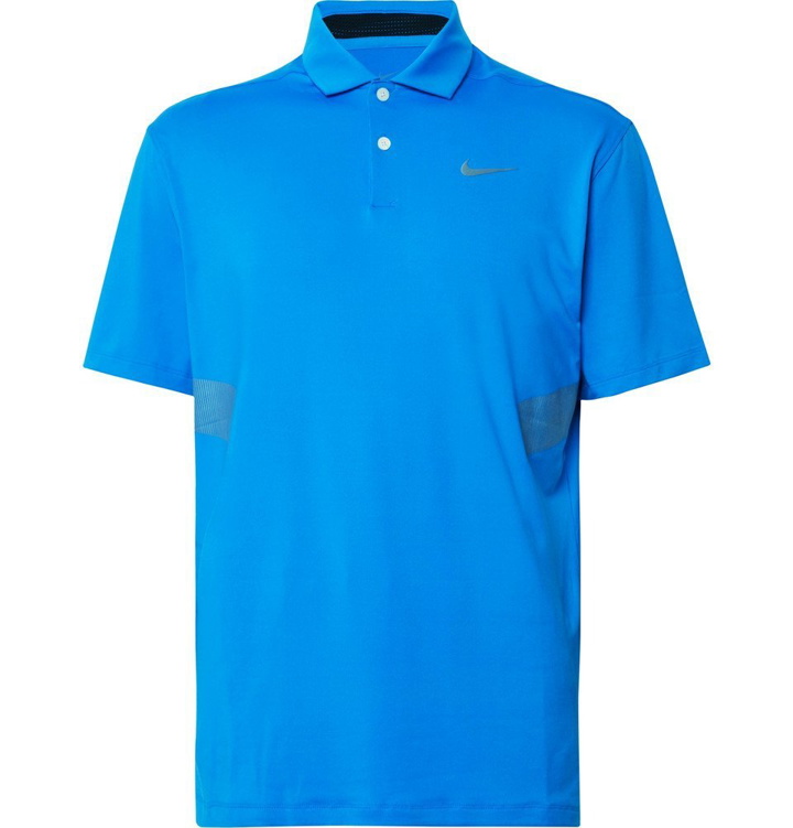 Photo: Nike Golf - Vapor Printed Dri-FIT Polo Shirt - Bright blue