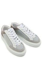 Cleens Luxor Panelled Woven Sneakers White