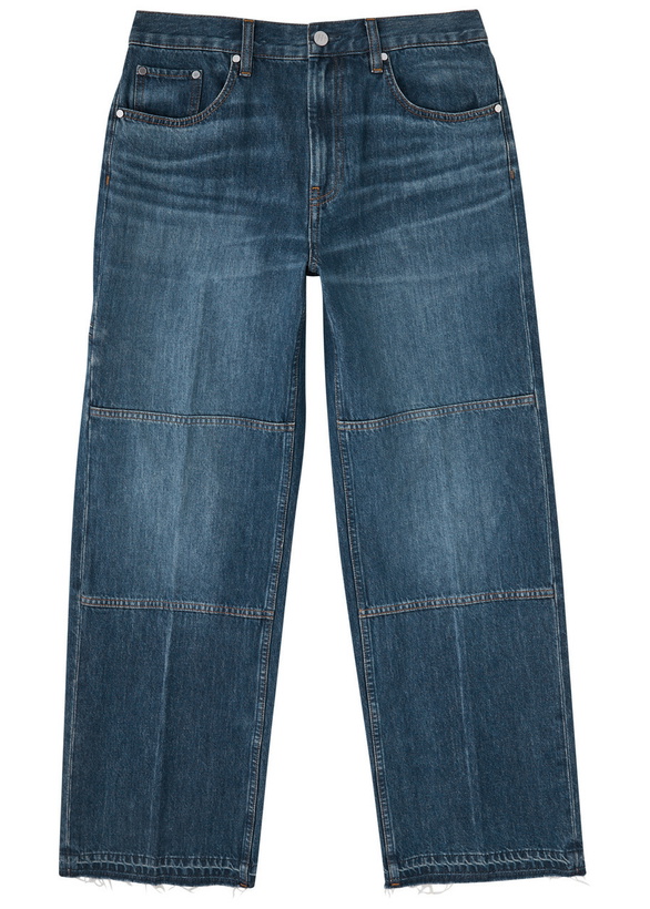 Photo: Helmut Lang Panelled Straight-leg Jeans Indigo