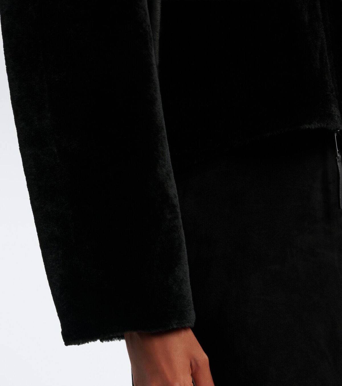 Joseph Kyro reversible shearling and leather jacket