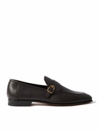 TOM FORD - Sean Buckled Full-Grain Leather Penny Loafers - Brown